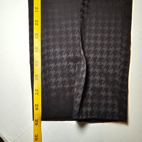 Boohoo Man Black Houndstooth Formal Suit Blazer Pants Jacket 44 Pants 36 x 29 - Picture 12 of 16